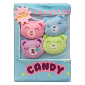 Paper Jamz Mini Fluffs Candy Gummy Bears Plush Notebook