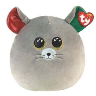 Chipper Mouse Christmas Squishy Beanie 14”