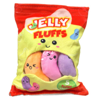 Jelly Fluffs Plush Snack Bag