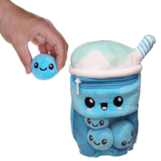 Mochi Pop Boba Tea With Mini Bubbles In Pouch Blue
