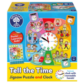 Tell The Time Clock & Jigsaw Puzzle