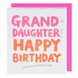 Granddaughter Birthday Card