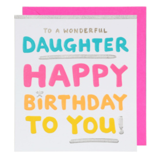 Daughter Birthday Card