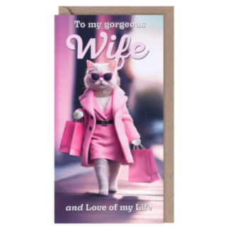 Ark Life Wife Shopping Spree Birthday Card