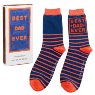 Best Dad Ever Matchbox Men’s Bamboo Socks