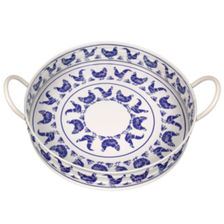 Blue Hens Large Handle Tray