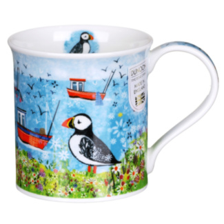 By The Sea Puffin Bute Shape Mug