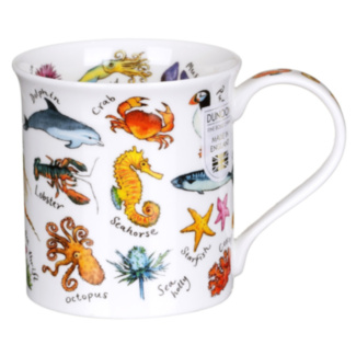 Sea Life Bute Shape Mug