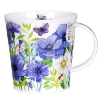Floral Whisper Blue Cairngorm Shape Mug