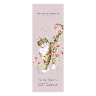 ‘Feline Friends’ 2027 Slim Calendar
