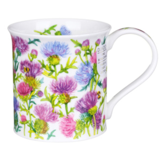 Highland Thistles Bute Shape Mug