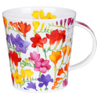 Floral Fiesta Freesia Cairngorm Shape Mug