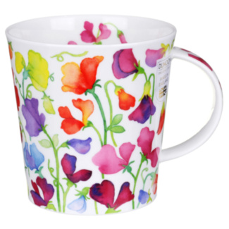 Floral Fiesta Sweet Pea Cairngorm Shape Mug