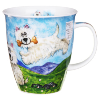 Highland Animals Westie Nevis Shape Mug