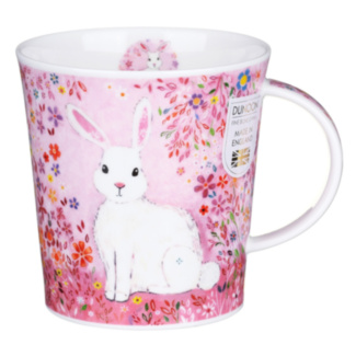 Pretty in Pink Rabbit Lomond Shape Mug