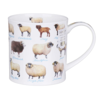 On The Farm Sheep Orkney Shape Mug