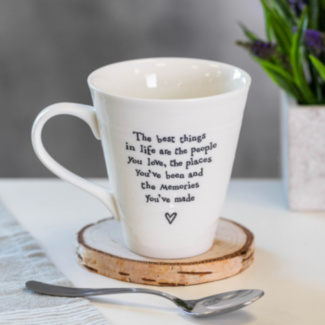 ‘The Best Things In Life’ Porcelain Boxed Mug