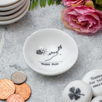 ‘Happy Days’ Small Wobbly Bowl