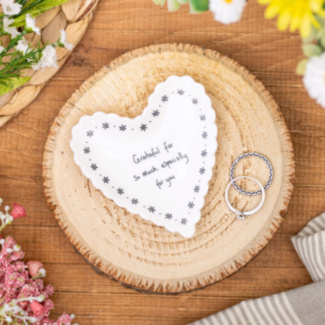 ‘Grateful For So Much Especially You’ Scallop Heart Dish