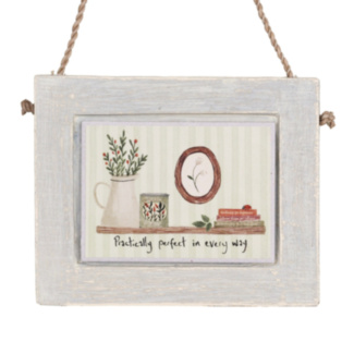 ‘Practically Perfect’ Little Country Wooden Plaque