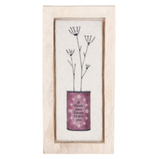 ‘If Friends Were Flowers’ Flower Picture Wooden Sign