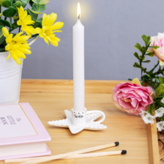 ‘Twinkle’ Scallop Candle Holder