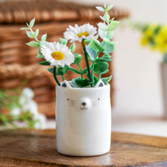Round Animal Cat Pot