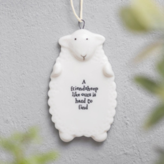 ‘Friendsheeps Like Ours’ Hanging Sheep Decoration