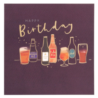 Vanilla ‘Beers’ Birthday Card