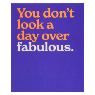 ‘Day Over Fabulous’ Birthday Card