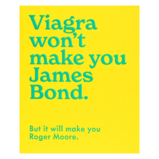‘Roger Moore’ Greeting Card