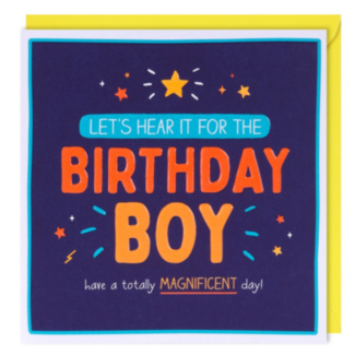 Birthday Boy Birthday Card