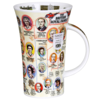 The British Royal Family Glencoe Shape Mug