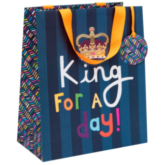 Paper Salad King For A Day Large Gift Bag