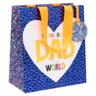 Paper Salad Best Dad Hearts Medium Gift Bag