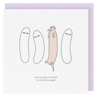 G Mosley ‘Hot Dog’ Greetings Card