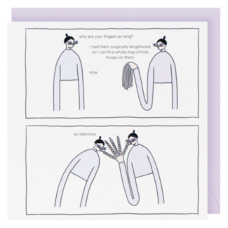 G Mosley ‘Hula Hoops’ Greetings Card