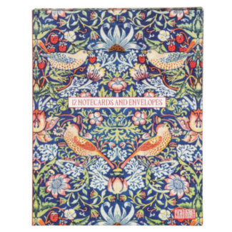 William Morris Strawberry Thief Set of 12 Notecards