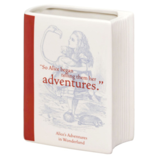Alice in Wonderland 14cm Book Vase