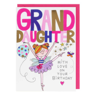 Granddaughter Birthday Card