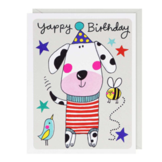 Hey! Dog Small Birthday Card