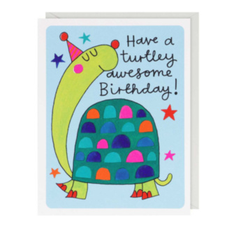 Hey! Turtle Small Birthday Card