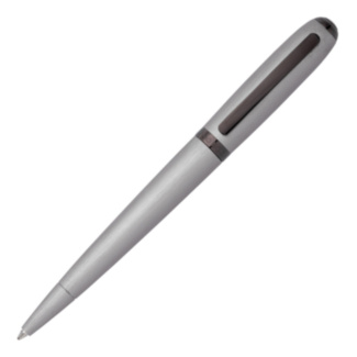 Brushed Chrome Contour Ballpoint Pen