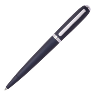 Brushed Navy Contour Ballpoint Pen