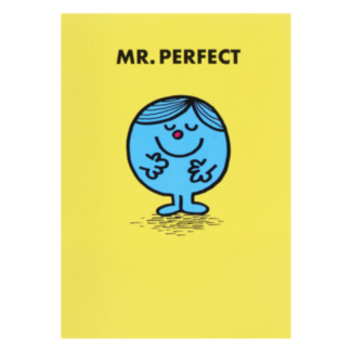 - Mr Perfect Yellow Greetings Card