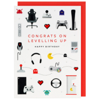 I’mPressed ‘Levelling Up’ Gaming Birthday Card