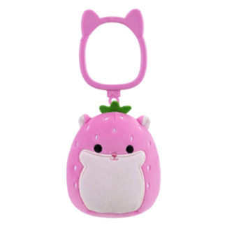 3.5” Davi the Strawberry Hamster Clip-On Plush