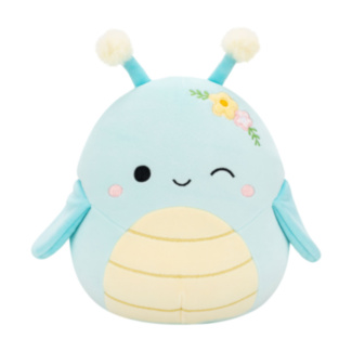 7.5” Giles The Blue Grasshopper with Flowers Plush