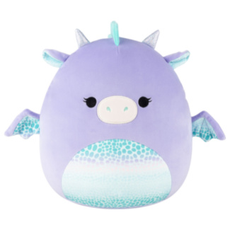12” Drow The Purple Dragon with Scaled Belly Plush