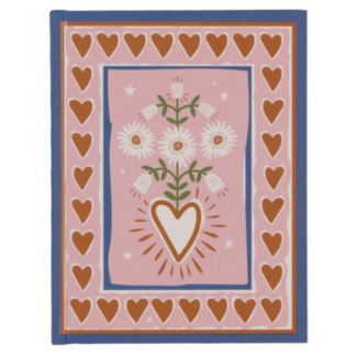 A Dopo Hearts Hardback Journal